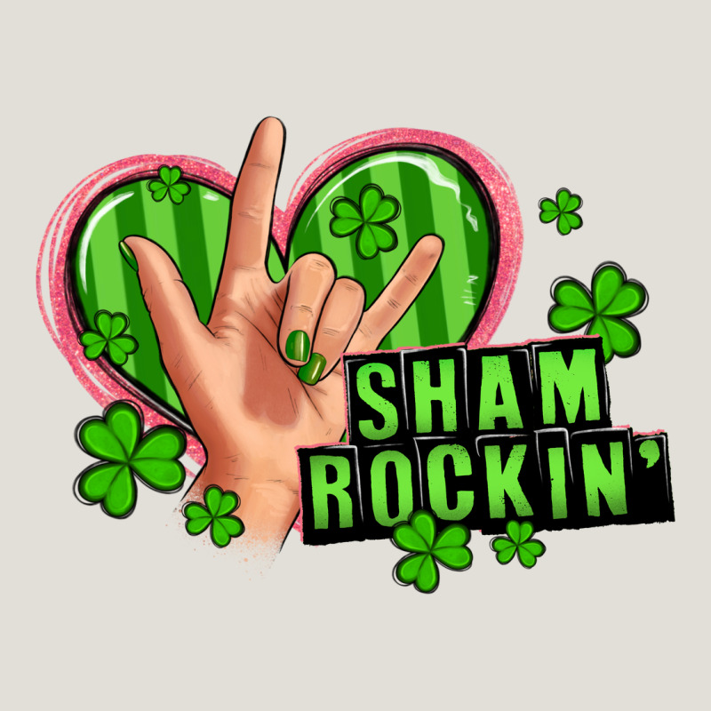 Shamrockin' Rock N Roll Female Hand Heavy Core Tee by Artiststas | Teevron