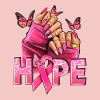 Hope Breast Cancer Caucasian Hand Nails Urban Heavy Tee | Teevron