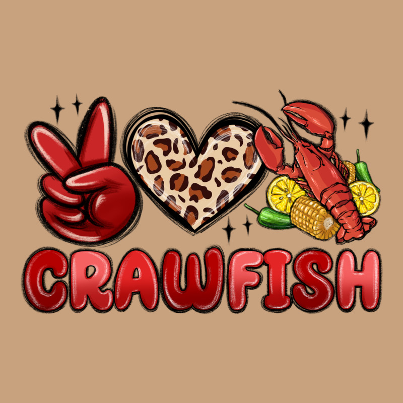 Peace Love Crawfish Vintage Tee by MaliasSmallBusiness | Teevron