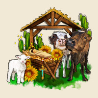 Jesus Holy Night Cows And Sunflowers Premium Tee | Teevron