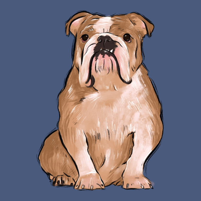 Bulldog Vintage Hoodie by MaliasSmallBusiness | Teevron