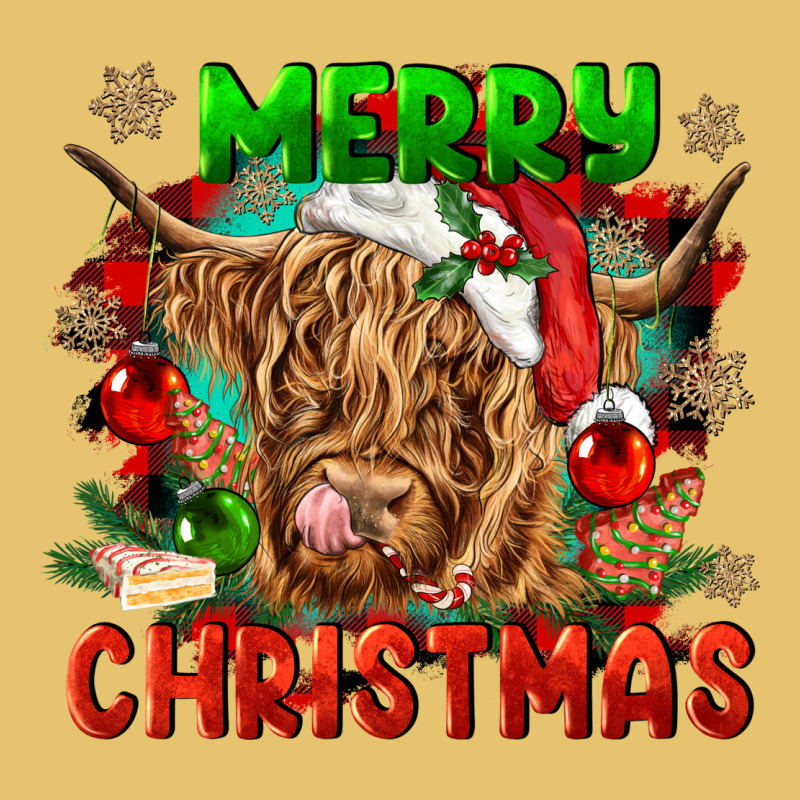 Merry Christmas Cow Premium Sweatshirt by CowGirlArtShop | Teevron