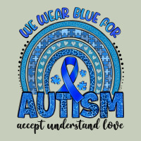 We Wear Blue For Autism Accept Understand Love Ladies Tee | Teevron