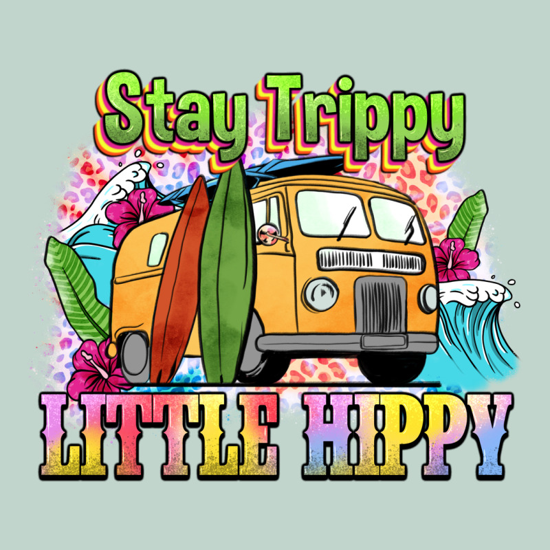 Stay Trippy Little Hippy Zipper Hoodie by NancyCooperArtShop | Teevron