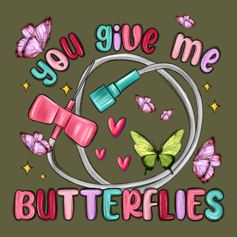 You Give Me Butterflies Vintage Tee by MaliasSmallBusiness | Teevron