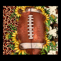 Football Leopard Cowhide Sunflower Ladies Tee | Teevron