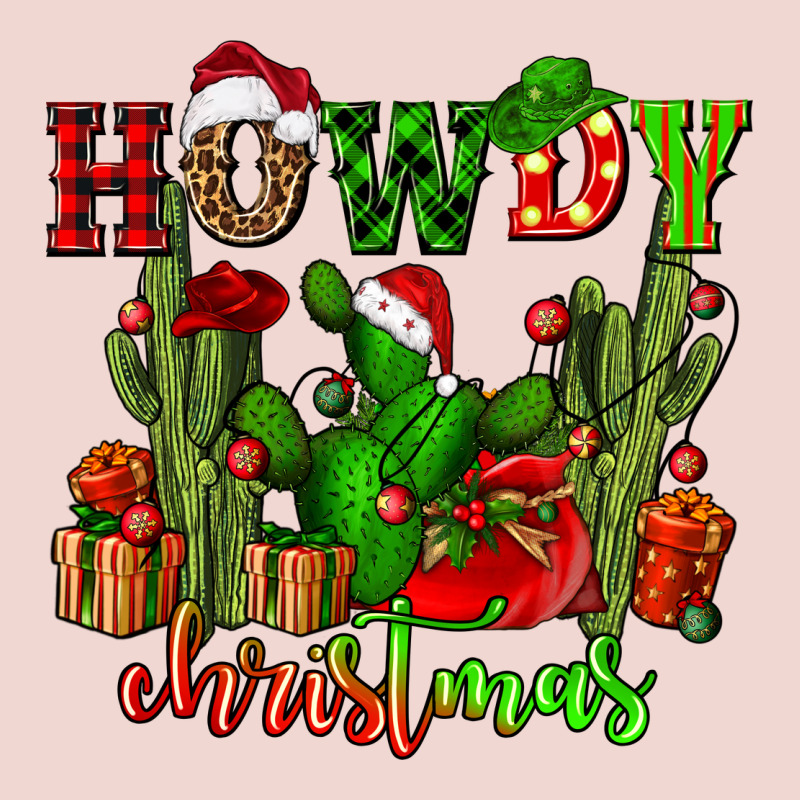 Howdy Christmas With Cactusses Premium Sweatshirt by CowGirlArtShop | Teevron