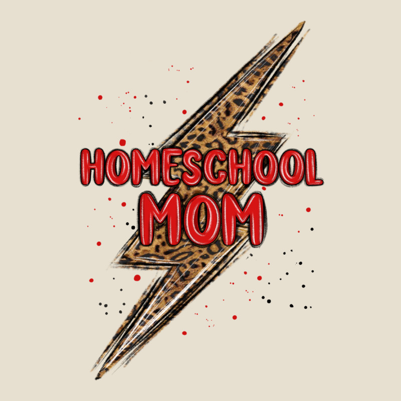 Homeschool Mom Lightning Bolt Urban Heavy Tee by MaliasSmallBusiness | Teevron