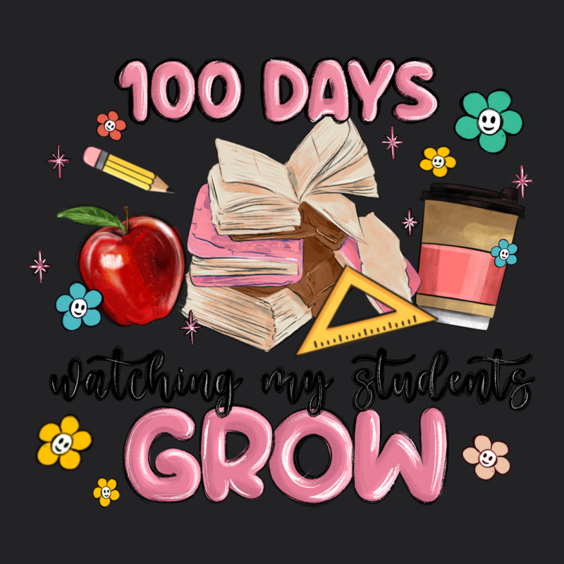 100 Days Of Watching My Students Grow Vintage Tee by MaliasSmallBusiness | Teevron