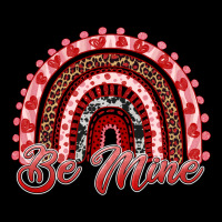 Be Mine Valentines Day Rainbow Ladies Tee | Teevron