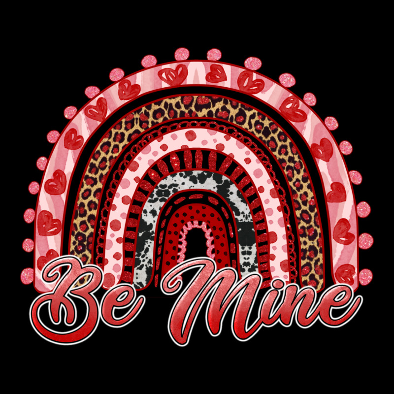 Be Mine Valentines Day Rainbow Ladies Tee by RanaPortraitStore | Teevron