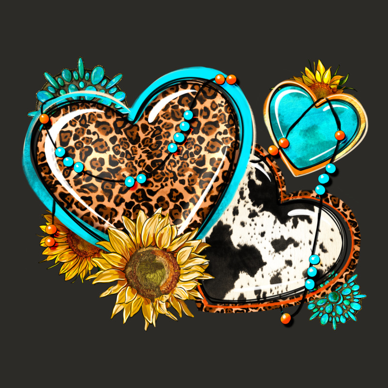 Western Leopard Pride  Hearts Heavy Core Tee by AdoDesignShop | Teevron