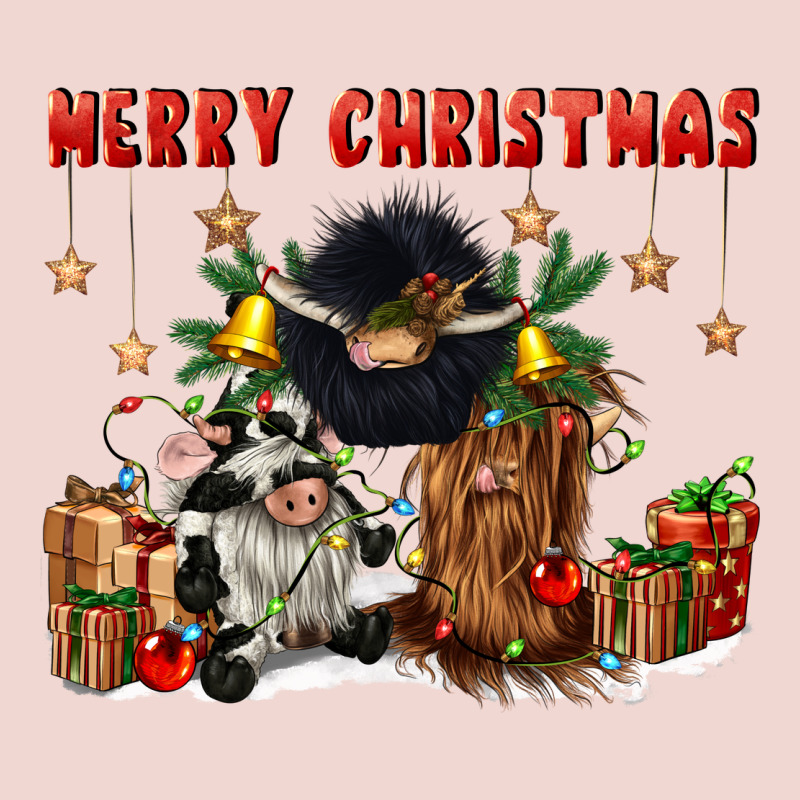 Merry Christmas Premium Sweatshirt by CowGirlArtShop | Teevron