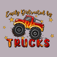 Easily Distracted By Trucks Vintage Tee | Teevron