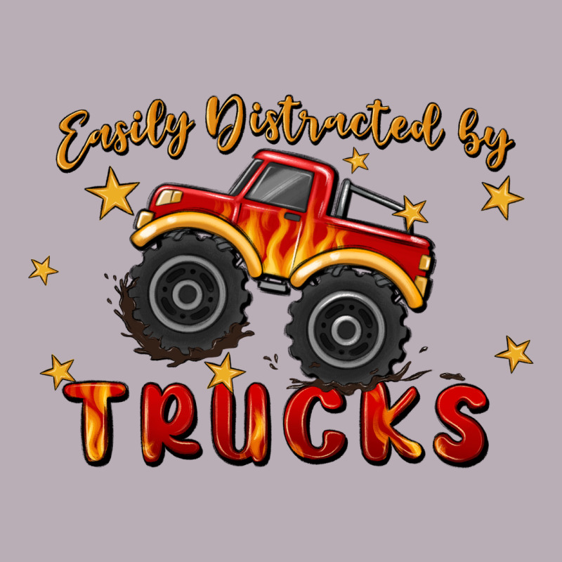 Easily Distracted By Trucks Vintage Tee by MaliasSmallBusiness | Teevron