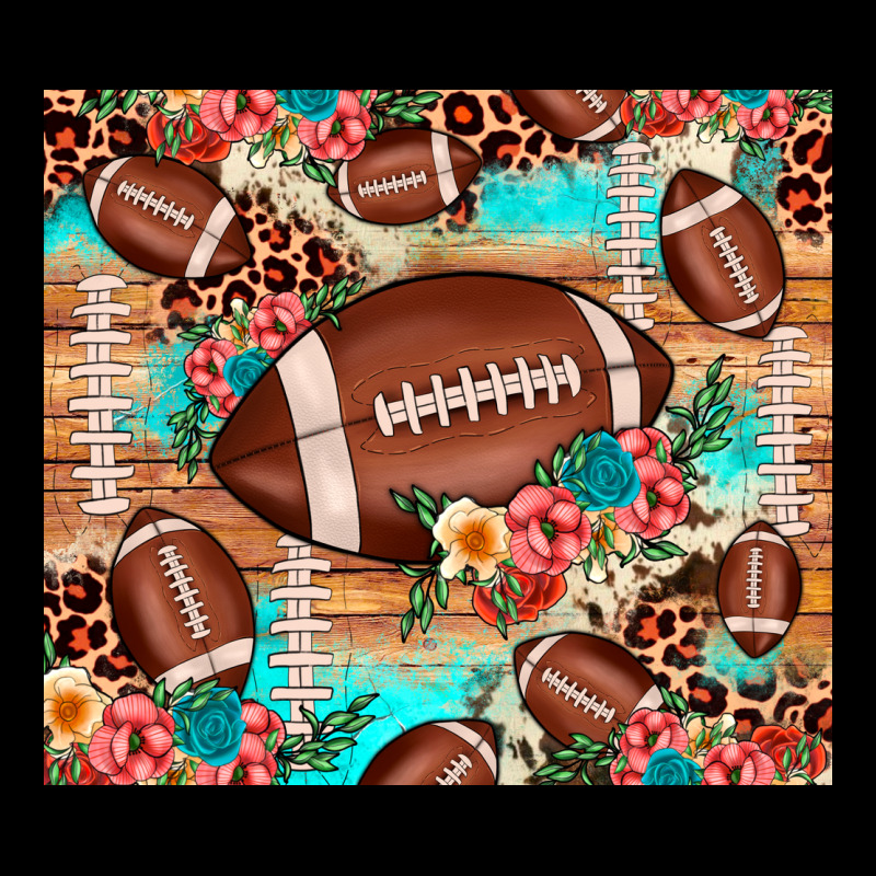 Football Leopard Cowhide Ladies Tee by JahusDesignShop | Teevron