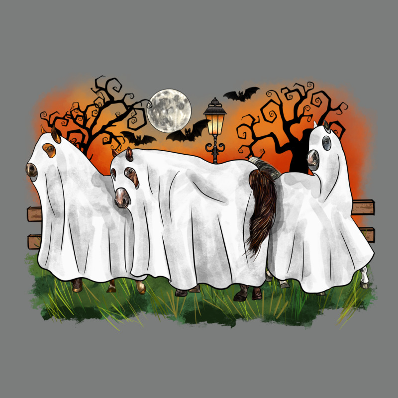 Ghost Horses Halloween Premium Hoodie by CowGirlArtShop | Teevron