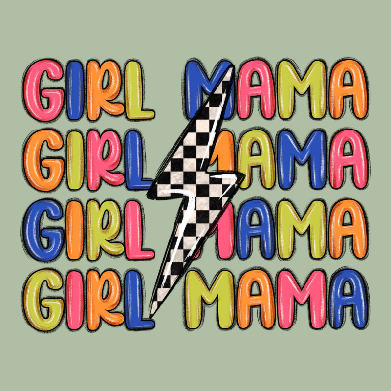 Girl Mama Lightning Bolt Urban Heavy Tee by MaliasSmallBusiness | Teevron