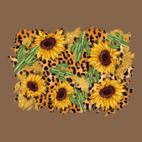 Cactus Leopard Sunflower Glitter Background Premium Tee | Teevron