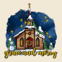 Christmas Church And Snow Grace And Mercy Premium Tee | Teevron