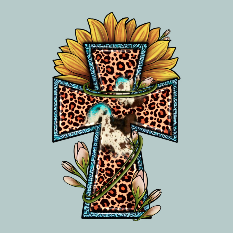 Leopard Cross  Sunflower Heavy Core Tee by JahusDesignShop | Teevron