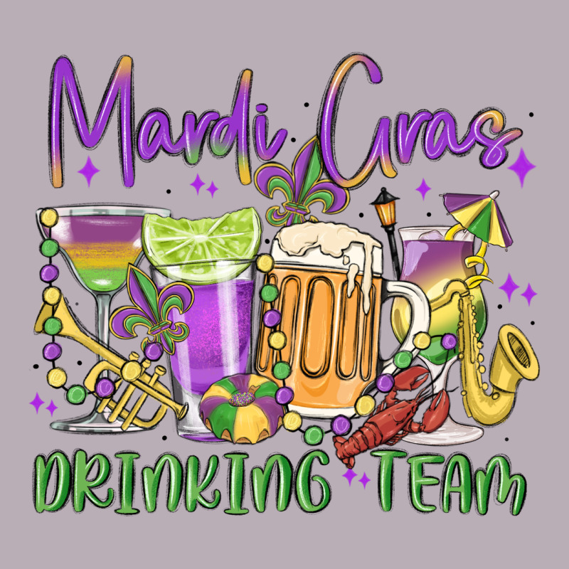 Mardi Gras Drinking Team Vintage Tee by MaliasSmallBusiness | Teevron