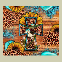Leopard Cross Sunflower Heavy Core Tee | Teevron