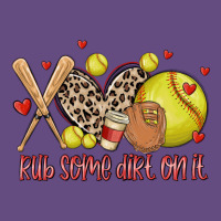 Rub Some Dirt On It Softball Vintage Hoodie | Teevron