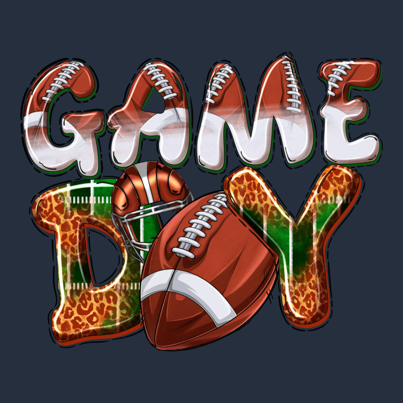 Game Day Leopard Football Zipper Hoodie by NancyCooperArtShop | Teevron
