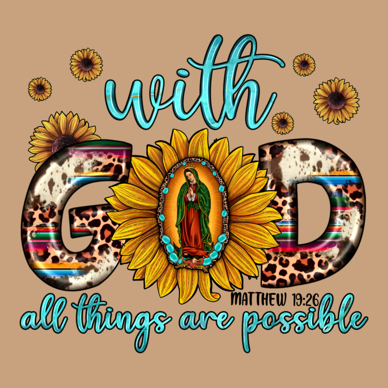 With God All Things Are Possible Matthew 19 26 Vintage Tee by JahusDesignShop | Teevron
