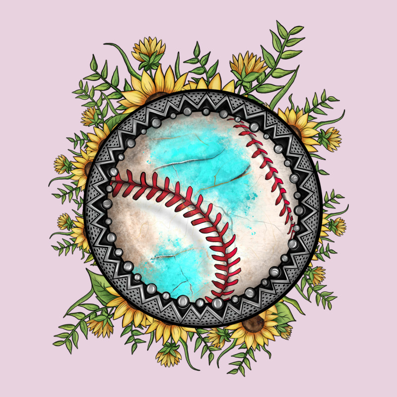 Baseball Gemstone Sunflower Ladies Tee by JahusDesignShop | Teevron