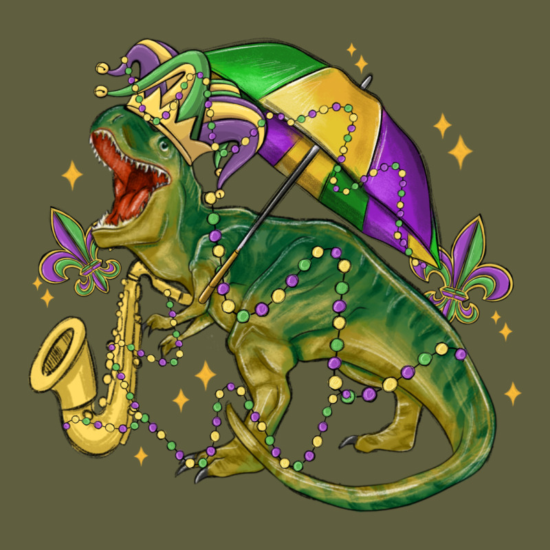 Mardi Gras Tree Rex Vintage Tee by MaliasSmallBusiness | Teevron