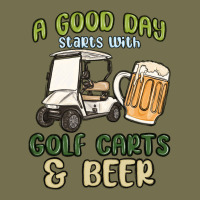 A God Day Starts With Golf Carts And Beer Vintage Hoodie | Teevron