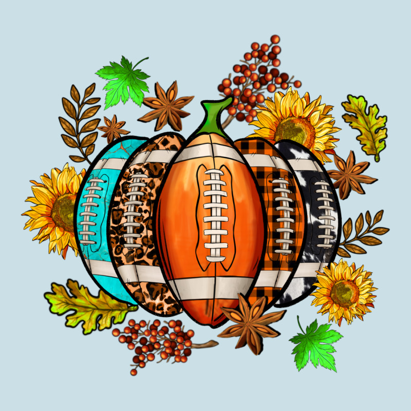 Fall Football Sunflower And Fall Ladies Tee by AdoDesignShop | Teevron