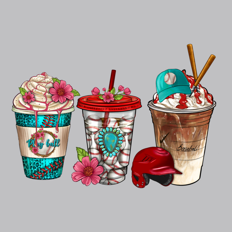 Western Baseball Coffee Cups Bbs Long Sleeve Tee by BundleAndBundleShop | Teevron
