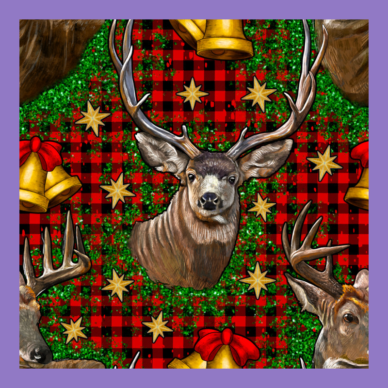 Christmas Deer And Bell Seamless Pattern Urban Hoodie by BundleAndBundleShop | Teevron