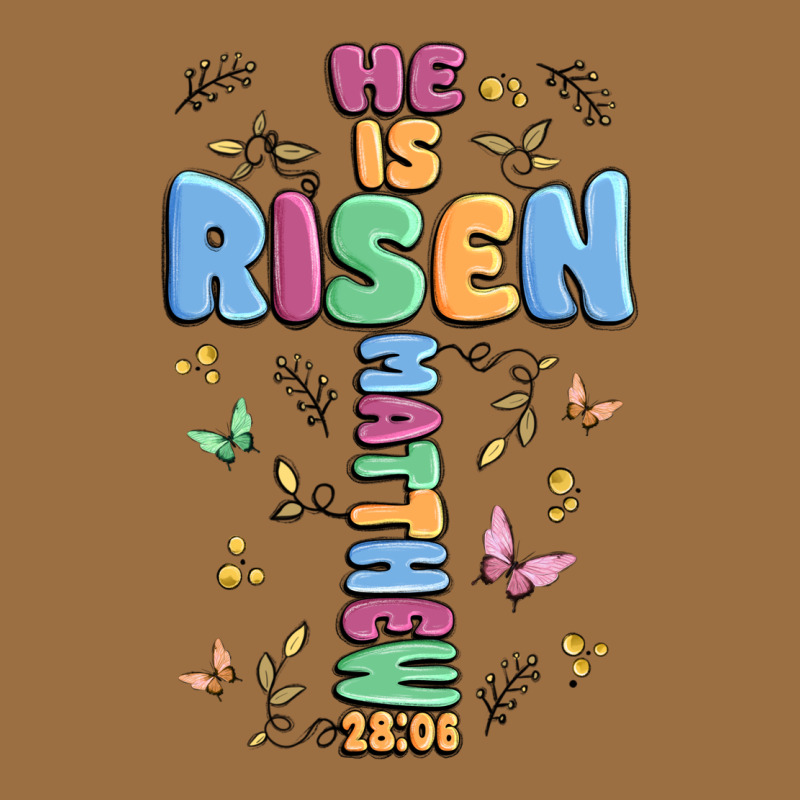 He Is Risen Cross Vintage Tee by MaliasSmallBusiness | Teevron