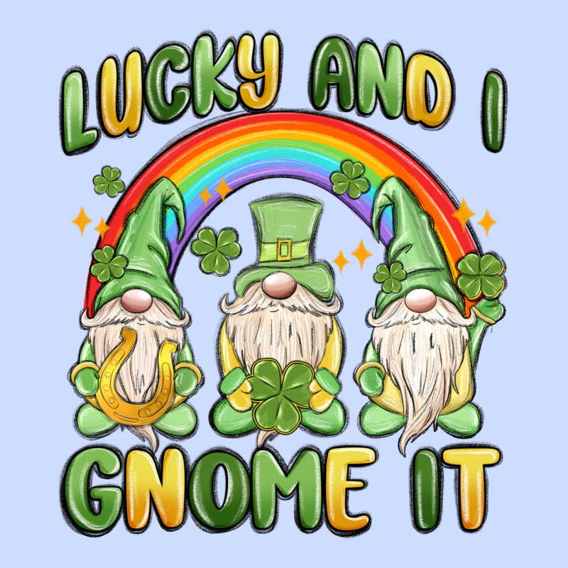Lucky And I Gnome It Urban Heavy Tee by MaliasSmallBusiness | Teevron
