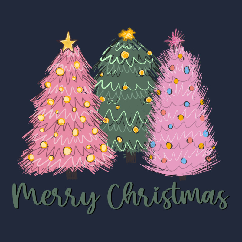 Merry Christmas Trees Premium Sweatshirt by CowGirlArtShop | Teevron