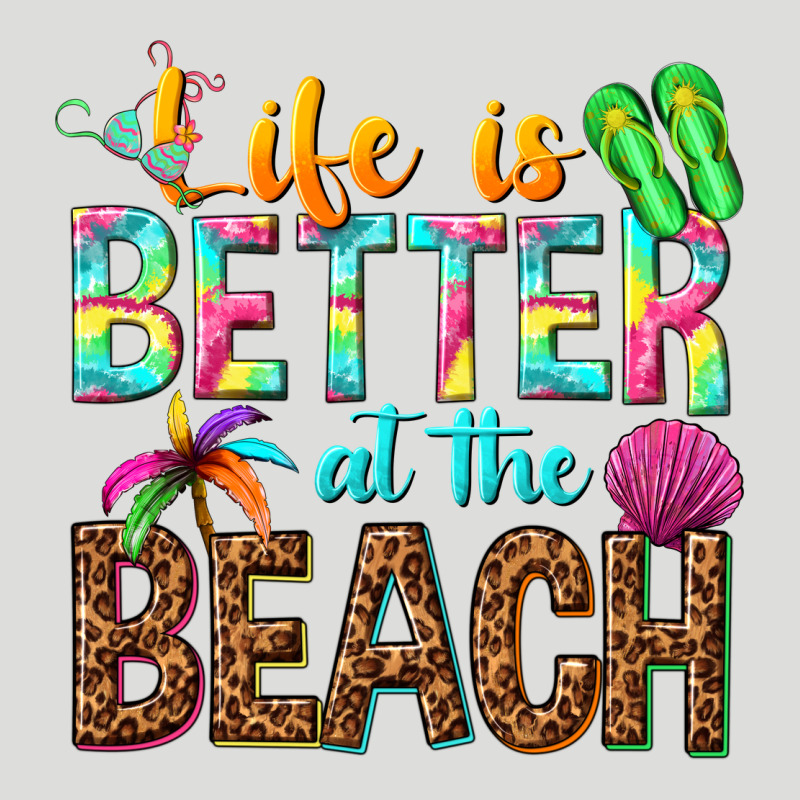 Life Is Better At The Beach Zipper Hoodie by NancyCooperArtShop | Teevron
