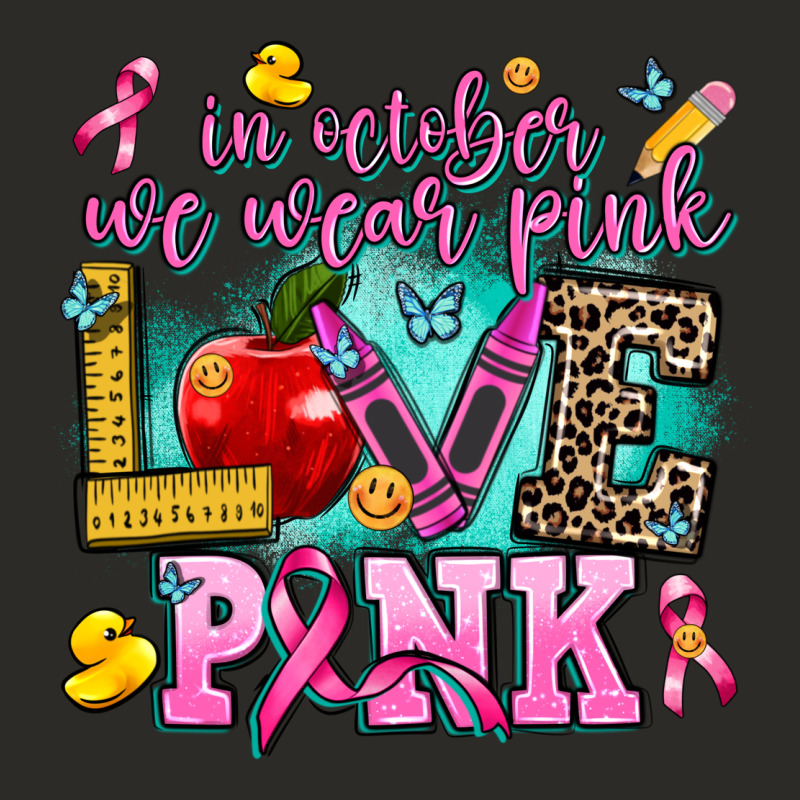 In October We Wear Pink Love Pink Heavy Core Tee by AdoDesignShop | Teevron