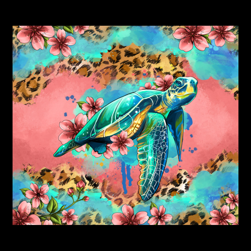 Floral Turtle Premium Tee by Jasminsmagicworld | Teevron
