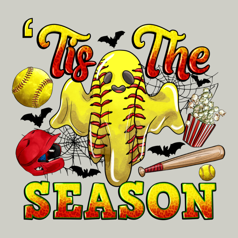 Tis The Season Softball Halloween Heavyweight Hoodie by CowGirlArtShop | Teevron