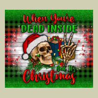 When You’re Dead Inside But It's Christmas Tumbler Heavy Core Tee | Teevron