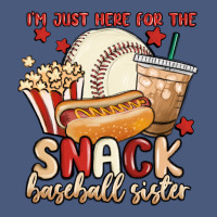 I'm Just Here For The Snack Baseball Sister Vintage Hoodie | Teevron