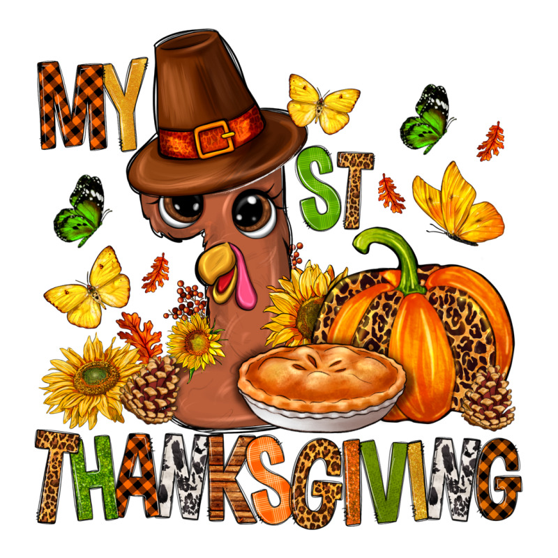 My First Thanksgiving Bbs Long Sleeve Tee by BundleAndBundleShop | Teevron