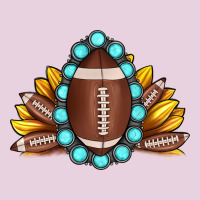 Football Gemstone Sunflower Ladies Tee | Teevron