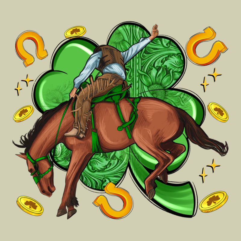 Cowboy With Shamrock Heavy Core Tee by Artiststas | Teevron