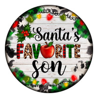 Christmas  Cookie And Light Santas Favorite   Son Ladies Tee | Teevron