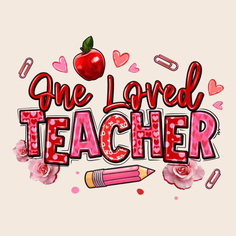 One Loved Teacher Afro Messy Bun Zipper Hoodie by texasbilliewilder | Teevron
